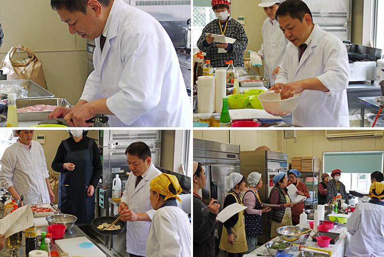 林 幸司先生を招き「料理教室」を開催